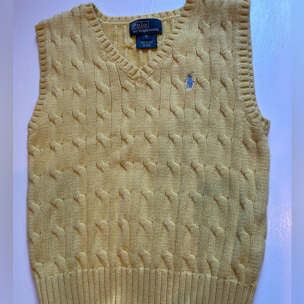Polo Ralph Lauren Boy Vest child size 4
